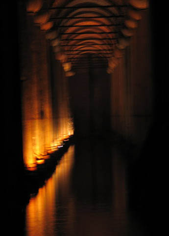 one of the arched lanes in the Cistern