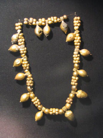 acorn necklace in Ankara Museum