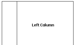 left column layout