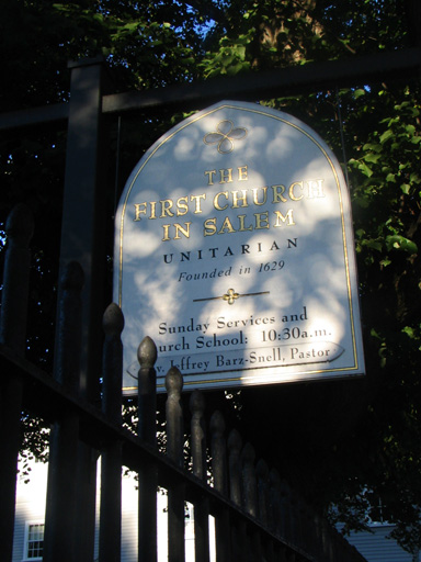 Unitarian Church sign
